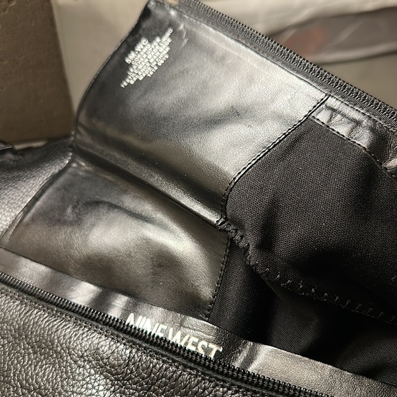 9 West size 5 1/2 leather upper boots - - Picture 10 of 11